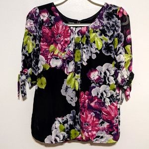 M Floral Maurices Blouse